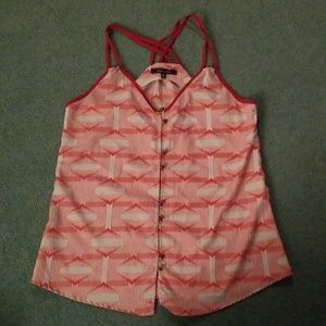 Button up tank top